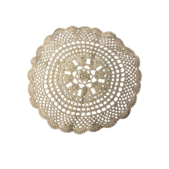 Vintage 9in Doily Mat Crochet Home Decor Decorations Cottage - Picture 2 of 4